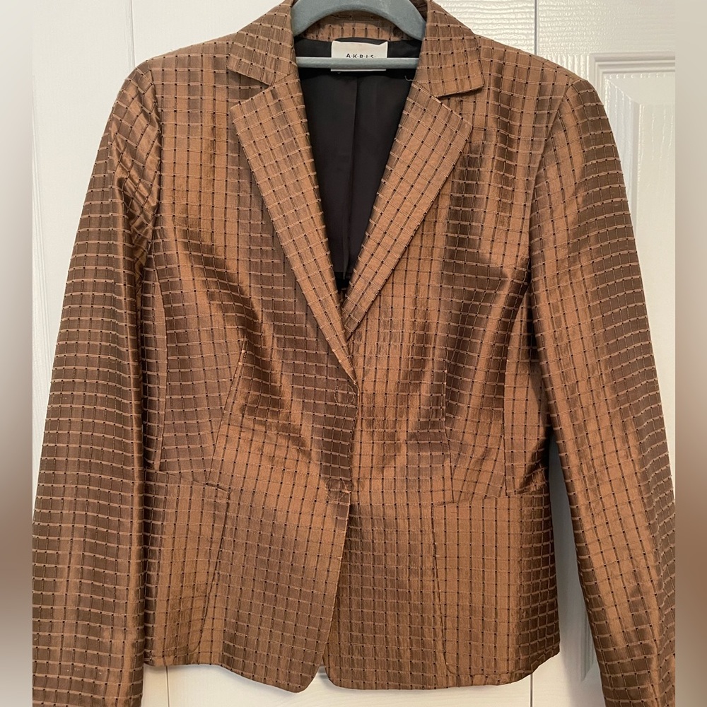 Akris Punto Bronze Brown Blazer